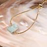 Single Stone Gold Chain Adjustable Crystal Bracelets Natural Nugget Quartz Crystal Simple Bracelet