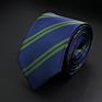 Stylish Men's Stripe Necktie College Style Red Navy Blue Green Multi-Color Twill Cosplay Party Business Wedding Neck Ties