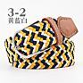 Unisex Multiple Option Stretch Belt Braided Elastic Stretch Fabric Belt Casual Weave Canvas Woven Belt