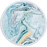 Wholeslae Designer Embossed Oversized Large Sublimated Printed round Beach Towels with Logo Print