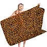 Women Square Microfiber Multicolor Pattern Animal Leopard Print Beach Towels Sunflowers Serape Colorful Pool Towel