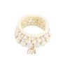 Yiwu Stylish Multi Leaves Glass Beaded Bracelet of Women Ethnic Style Lady's Charm Bracelets Jewelry