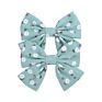 2Pcs/Pair 24 Colors Vintage Linen Fabric Bow Hair Clip Korean Headwear Ponytail Clip Simple Fabric Girl Hair Bows
