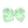 4 Inch 40 Plain Colors Yellow Kids Grosgrain Ribbon Hair Bows Hairbows with Alligator Clips Boutique for Girls 612