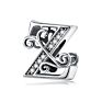 925 Sterling Silver Letter 26 Alphabet Pendant Designer Charms for Diy Bracelet Necklace Jewelry Making