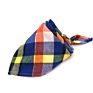 Adjustable Pet Washable Triangle Plaid Pet Bandanas Dog Scarf Bandana