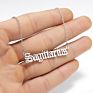 Artilady Vintage Stainless Steel Horoscope Zodiac Sign Letter Pendant Chain Necklace for Women Jewelry Gift