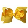 Big 6" Hair_Bows Clips Solid Color Grosgrain Ribbon Larger Hair Bows Alligator Clips Hair Accessories for Baby Girls Infants