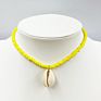 Diy Color Shell Rice Bead Personality Choker Beach Necklace Women Jewelry