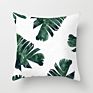 Fashionable Tropical Plant Polyester Hugging Pillow Case Office Fabric Sofa Cushion Cover Home Peach Skin Pillow Case