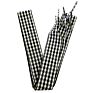 Flat Plaid Cotton Shoelaces Female 2.5 Cm Wide Ribbon Shoe Lace for Boot Sneaker 120 Cm