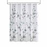 Flowers Printing Waterproof Metal Grommet Polymer Polyester Floral Shower Curtain