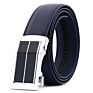 Gina Free Logo Men's Real Leather Ratchet Dress Belt with Automatic Buckle