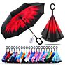 Innovated C Handle Reserve Double Layer Umbrella Double Ribs Umbrella