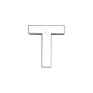 Jewelry Chrome Color Plain 8Mm Slide Letters Diy Accessory Can through 8Mm Wristband