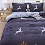 Luxury Printed Pillow Case Bed Sheet and Quilting Comforter Sets Quilt Bedding 4 Piece