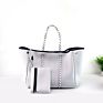 Neoprene Beach Tote Bag Women Shopping Bag Light and Soft Fabric Extra Large Capacity Eco-Friendly Single Shoulder Bag