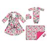 Polyester Rayon Knit Pregnancy Clothes Women Sleepwear Bath Hattie Maternity Robe Dresses Photoshoot