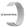 Qiman Nylon Iwatch Band Replacement Strap Nylon Loop Watch Band for Apple Watch Fabric Nylon Strap for Iwatch 7/6/5