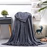 Ready to Ship Warm and Comfortable Portable Travel Navy Blanket
