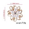 Rhinestones Flower Broches Pins Brooches