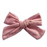 Soft Cotton Linen Fabric Bow Hair Clips Schoolgirl Sailor Bow Clips Baby Girls Hair Accessories