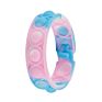 Stress Set Silicone Rainbow Sensory Fun Kid Band Pulseira Watch Wristband Pulsera Push Bubble Pop Fidget Toy Bracelet