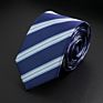 Stylish Men's Stripe Necktie College Style Red Navy Blue Green Multi-Color Twill Cosplay Party Business Wedding Neck Ties