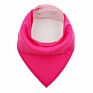 Unisex 8-Pack Gift Set 100% Organic Cotton Plain Color Triangle Absorbent Baby Bandana Drool Teething Bibs
