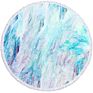 Wholeslae Designer Embossed Oversized Large Sublimated Printed round Beach Towels with Logo Print
