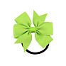 Zn Colorful Ribbon Hair Bows Girls Baby Children Elastic Hair Rope Hair Accessories