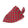 Adjustable Pet Washable Triangle Plaid Pet Bandanas Dog Scarf Bandana