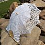 Ameliebridal Victorian Party Gifts Birthday Shower Handmade Wedding Decoration Bride Lace Umbrella Battenburg Lace Parasol