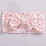 Baby Fruit Prints Soft Nylon Headbands Floral Bows Wide Turban Head Wraps Children Girls Hair Accessories