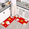 Cute Cartoon Sucking Water and Oil Kitchen Mats Kitchen anti Slip Mat Home Stain Resistance Kitchen Floor Mat Waterproof