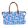 E291 Women Travel Canvas Buffalo Monogrammed Large Capacity Handbag Overnight Plaid Weekender Bags