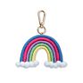 Etsy Handmade Mamcrame Bag Charms Boho Rainbow Macrame Keychain