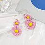 Flower Personality Small Fresh Petals Earrings Female Temperament Simple Metal Flower Stud Earrings
