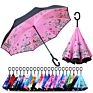 Innovated C Handle Reserve Double Layer Umbrella Double Ribs Umbrella