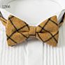 Last Design Mens Tuxedo Wool Bow Ties for Men Handmade