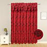 Living Room Ready Made American Style Luxury Hotel Jacquard Valance Curtain Design Home Curtain for Windows