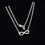 Love 26 Letter Alloy Anklets Multilayer 2Pcs/Set Ornaments Personality Heart Chain Infinity Anklet
