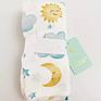 Newborn Double Layer Blanket Toddler Towel Infant Swaddle Wraps Organic Bamboo Cotton Floral Printed Baby Muslin Blankets