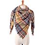 Newest Triangle Scarf for Women Plaid Shawl Cashmere Scarves Bufanda Blanket &Dropshipping