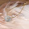 Single Stone Gold Chain Adjustable Crystal Bracelets Natural Nugget Quartz Crystal Simple Bracelet