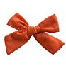 Soft Cotton Linen Fabric Bow Hair Clips Schoolgirl Sailor Bow Clips Baby Girls Hair Accessories