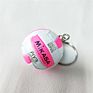 Volleyball Keychain Sport Key Chain Car Bag Ball Volleyball Key Ring Holder Volleyball Gifts for Players Keyring Rubber Keychain