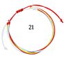 Waterproof Adjustable Multi-Layer Women Multi-Color Boho Handmade Jewelry Hand-Woven Wax String Bracelets