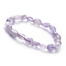 Women Amethyst Ruby Quartz Amazonite Tourmaline Mixed Gemstones Nuggets Beads Stretch Bracelet Beads for Jewelry Making