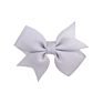 2.2 Inch Small Swallow Tail Ribbon Hair Bow with Full Lined Clip for Little Baby Girls Kids Hair Accessory 811